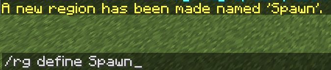 Opret en Worldguard region hos FlowServers