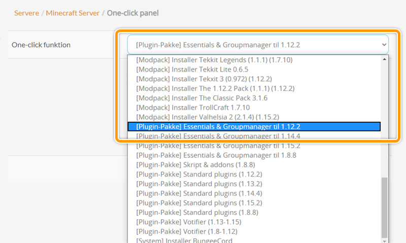 Installer Groupmanager på din Minecraft Server hos FlowServers