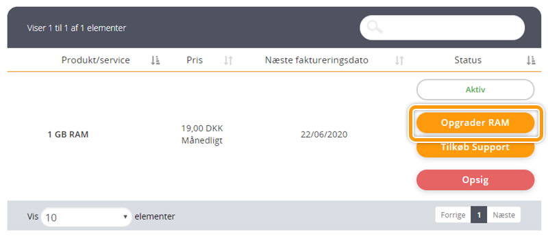 Opgrader RAM på din Minecraft Server hos FlowServers